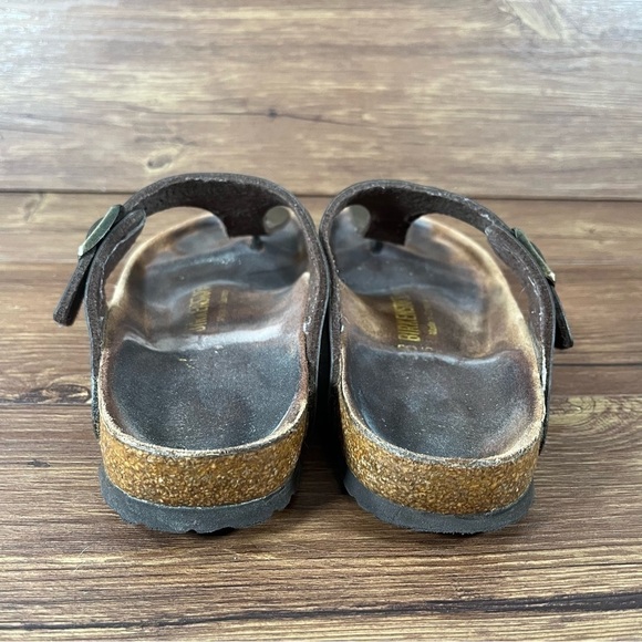 Birkenstock Gizeh Leather Slip-On Flip Flops Sandals Women’s Size 7 (38) Shoes - Picture 3 of 9